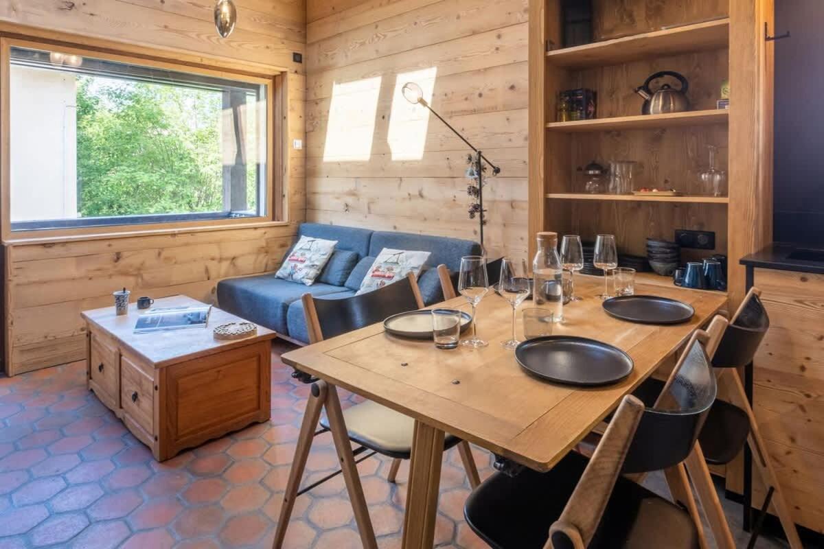 Chalet Racar Pour 4 Personnes, Centre Ville Et Vue Sur La Montagne Chamonix Luaran gambar