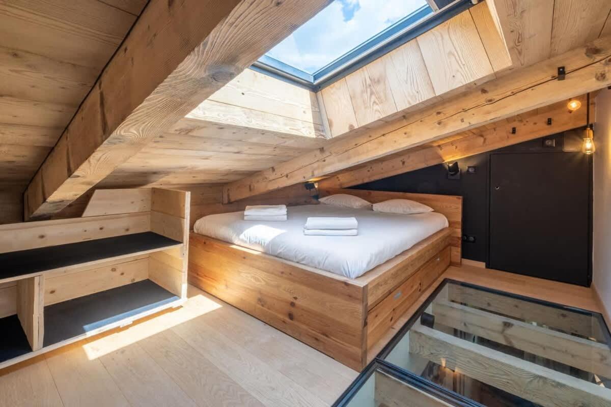 Chalet Racar Pour 4 Personnes, Centre Ville Et Vue Sur La Montagne Chamonix Luaran gambar