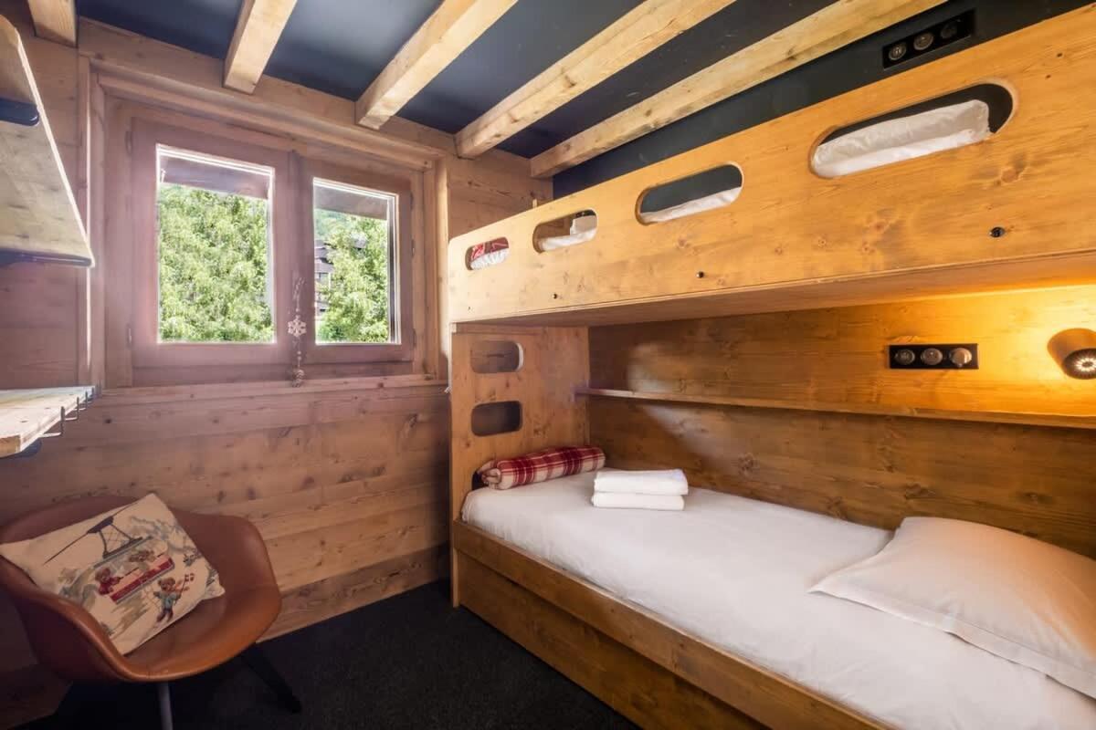 Chalet Racar Pour 4 Personnes, Centre Ville Et Vue Sur La Montagne Chamonix Luaran gambar