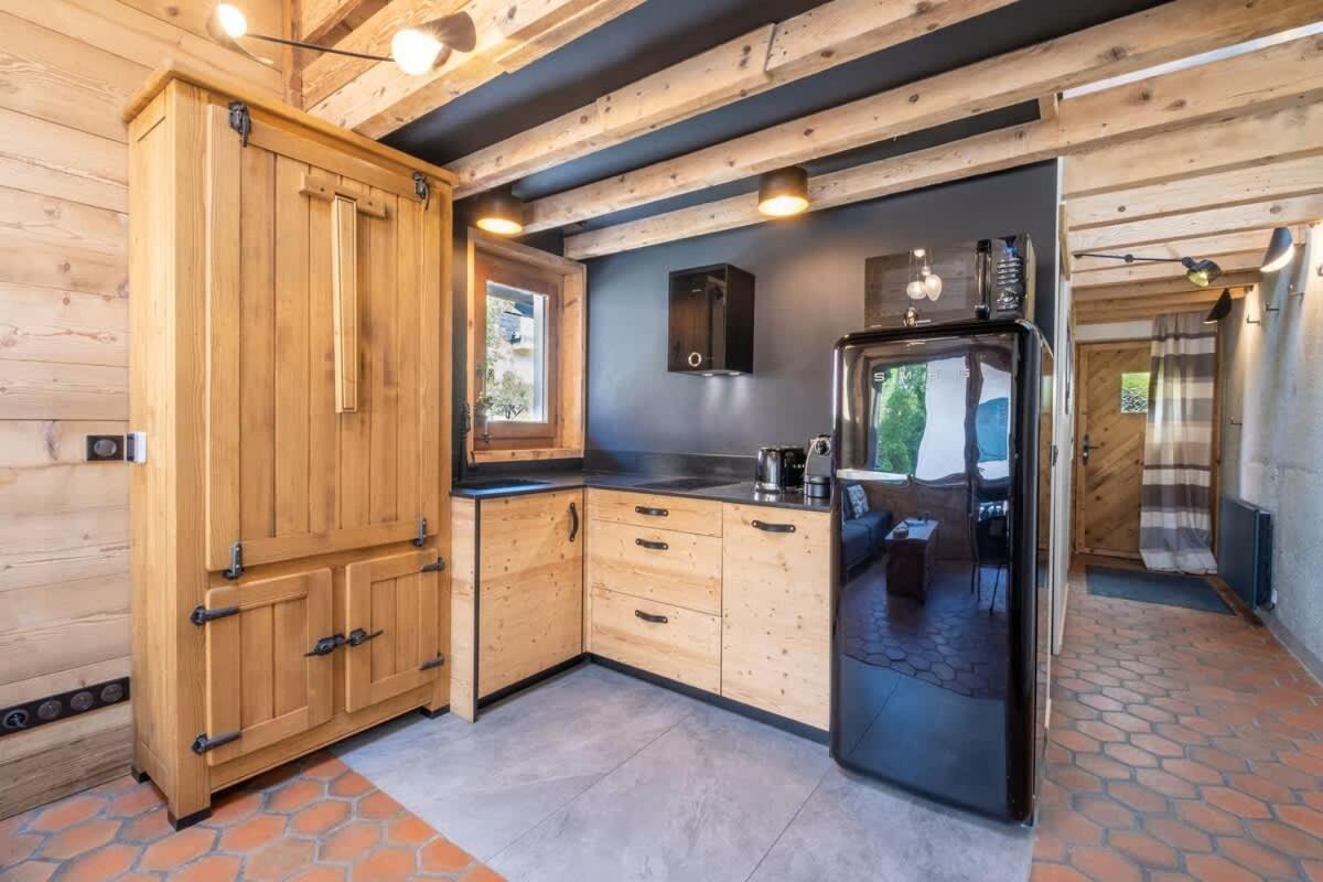 Chalet Racar Pour 4 Personnes, Centre Ville Et Vue Sur La Montagne Chamonix Luaran gambar
