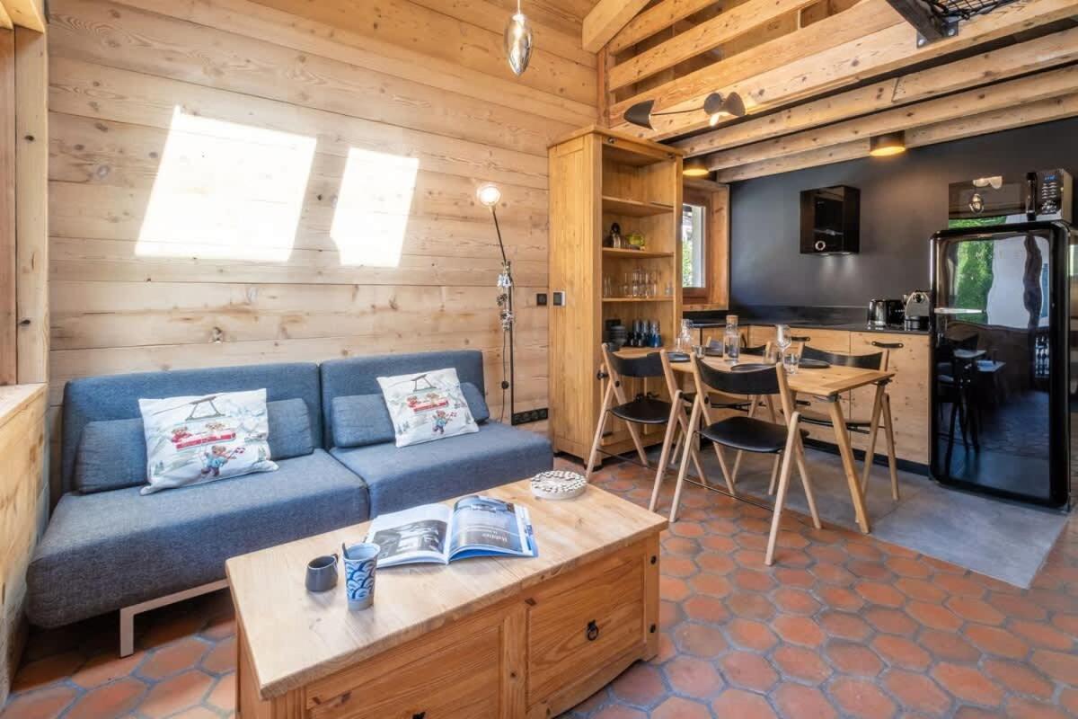 Chalet Racar Pour 4 Personnes, Centre Ville Et Vue Sur La Montagne Chamonix Luaran gambar